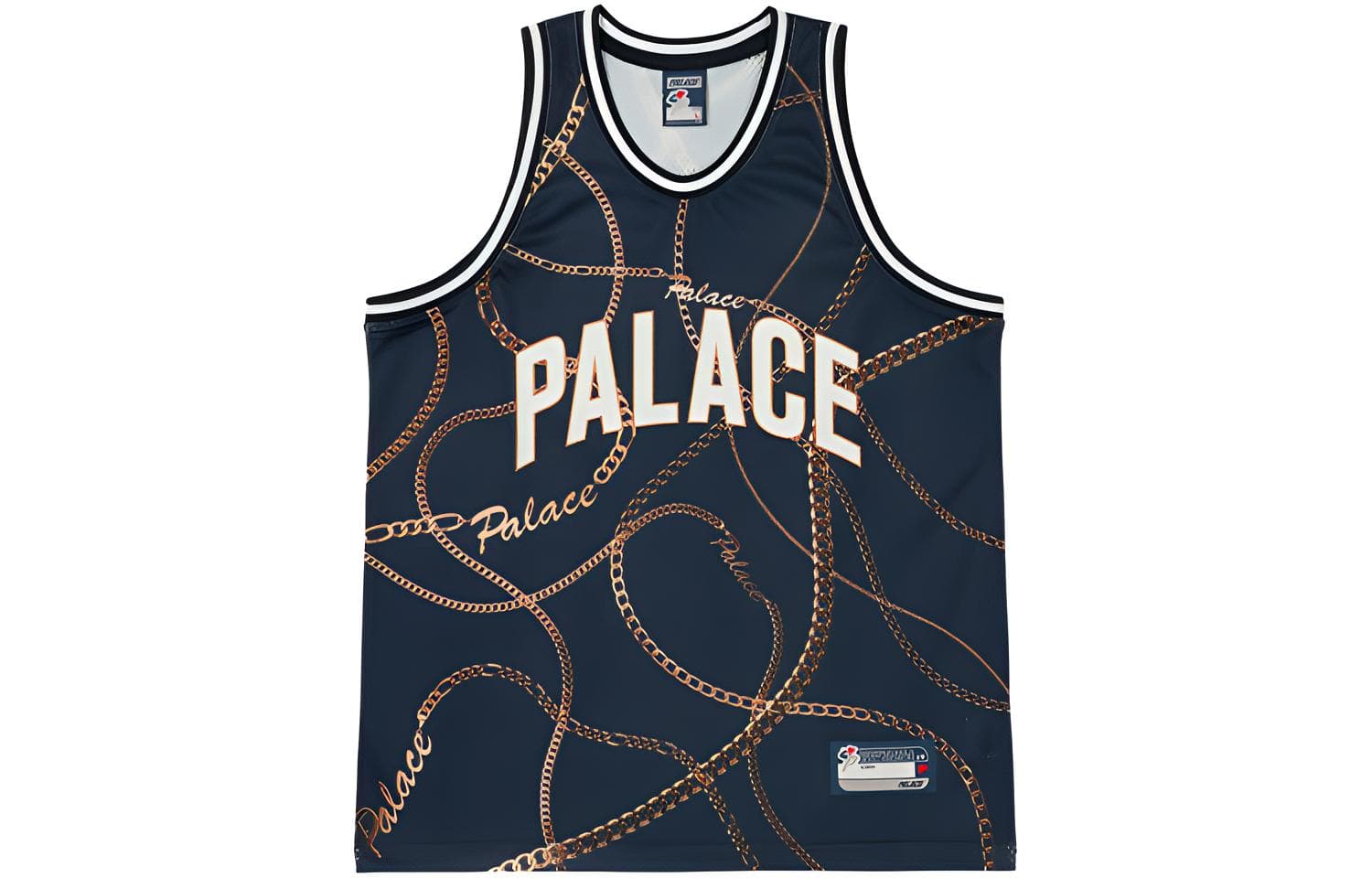 Баскетбольная майка PALACE Chain Basketball Vest Navy - изображение 1