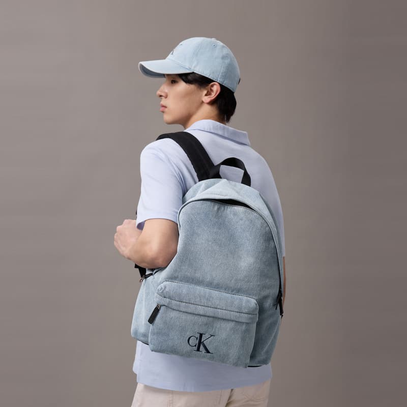 Рюкзак Calvin Klein Ткань Рюкзак Мужской Джинсовый Светло-Синий - изображение 4