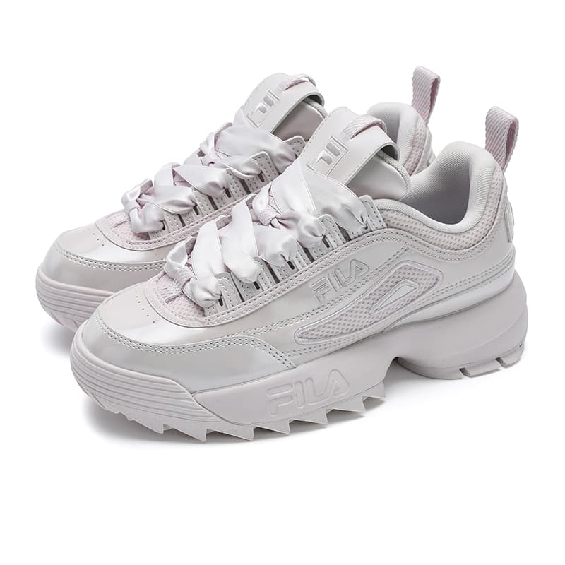 Кроссовки FILA Disruptor 2 Low Топ Повседневная обувь Женская Светло-Серый - изображение 3