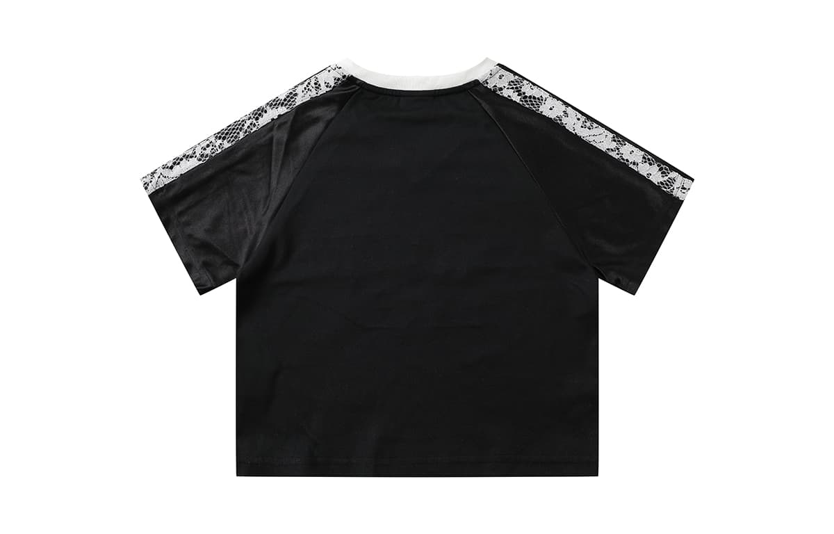 Футболка LAMLICKA Реглан T-Shirt Женская Черная - изображение 2
