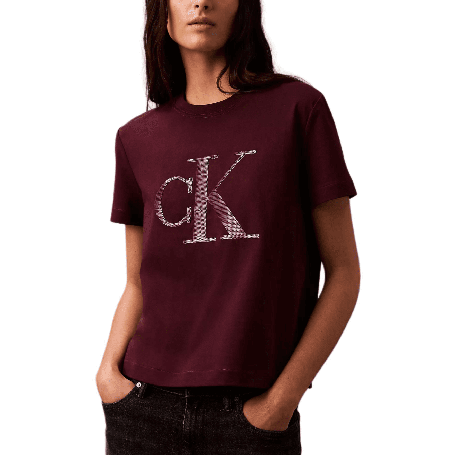 Футболка Calvin Klein Soft Breathable Crew Neck Tee Red - изображение 1