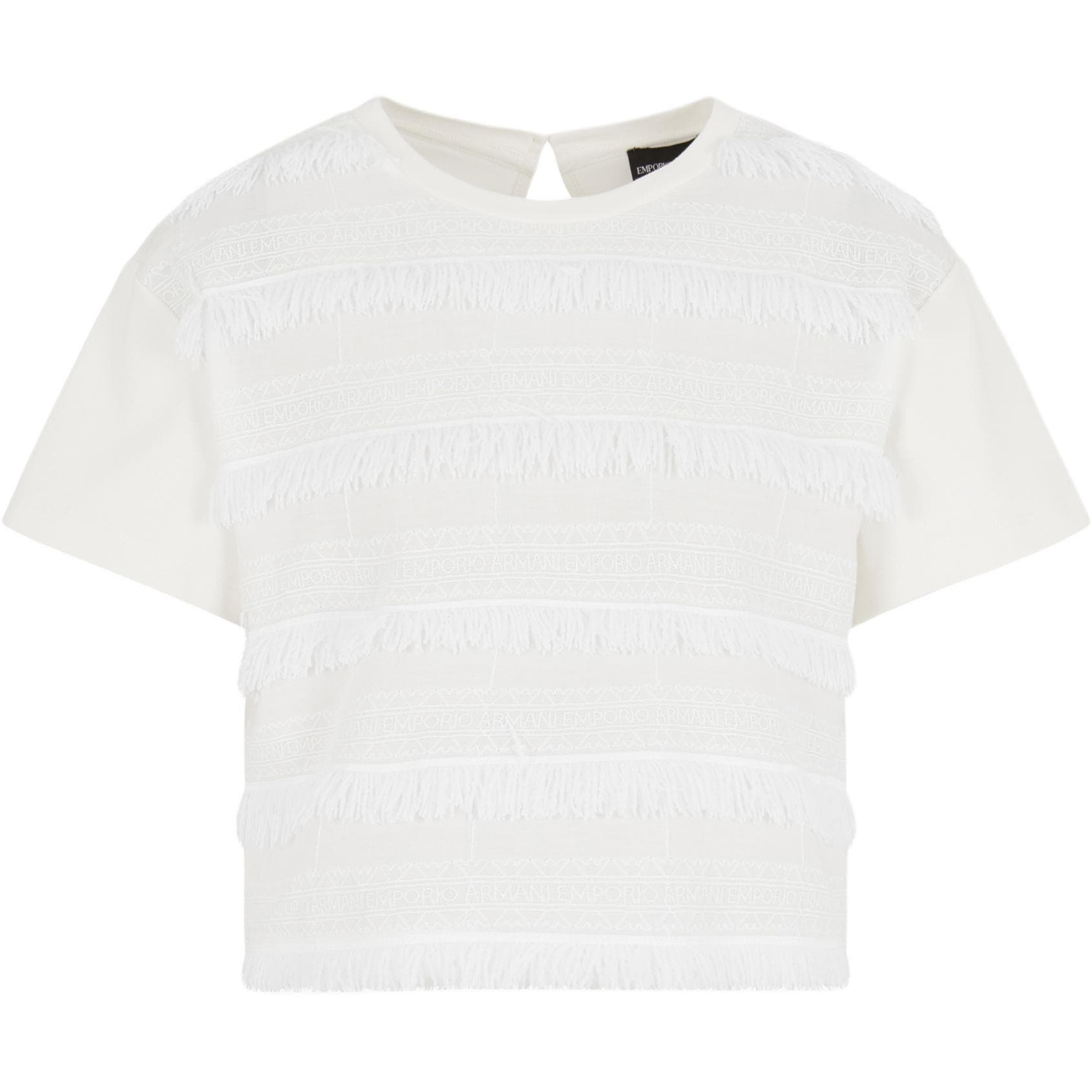 Футболка EMPORIO ARMANI T-рубашка Женская Белая - изображение 1