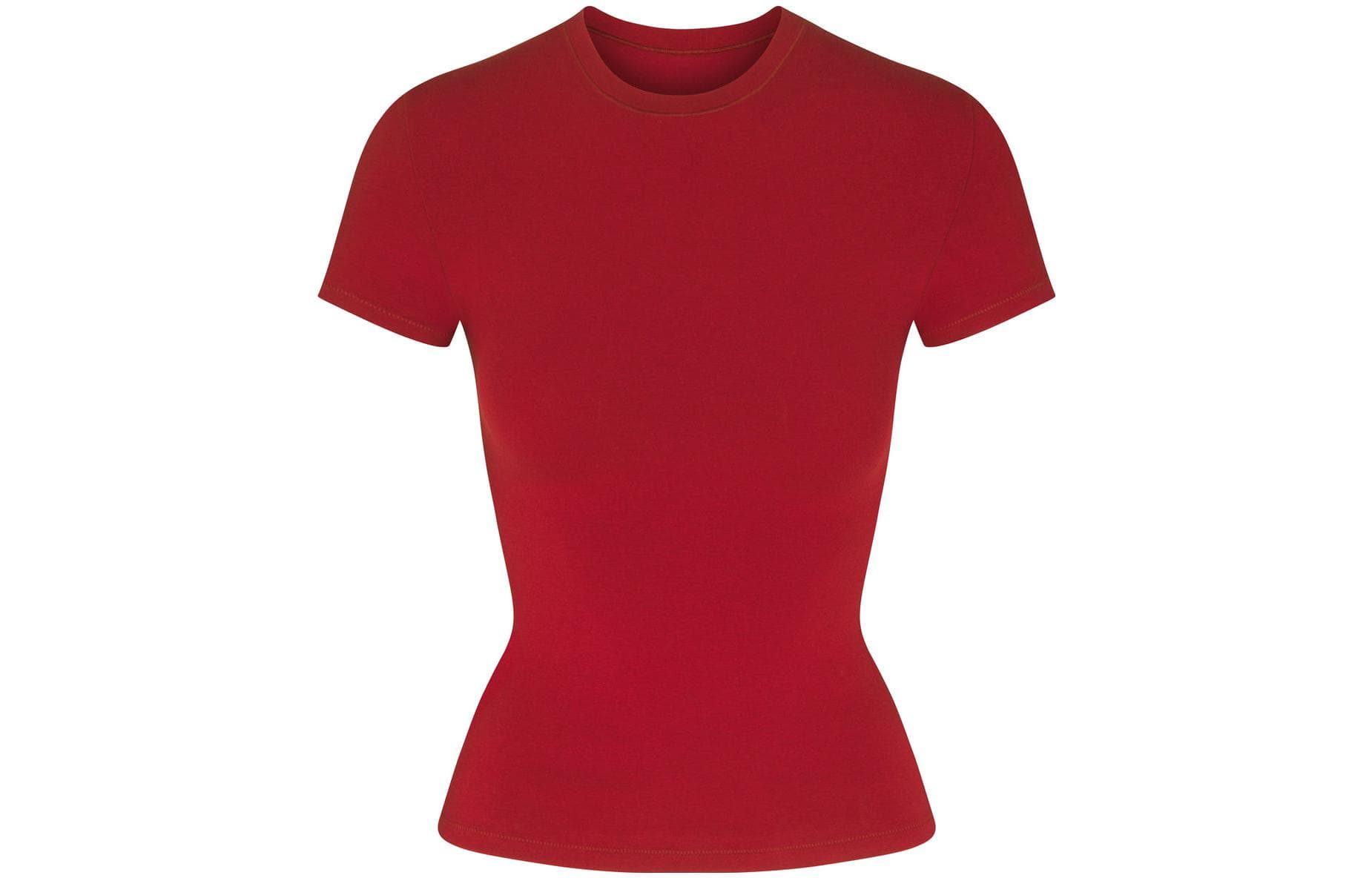 Футболка skims COTTON JERSEY T-SHIRT T BRICK - изображение 1