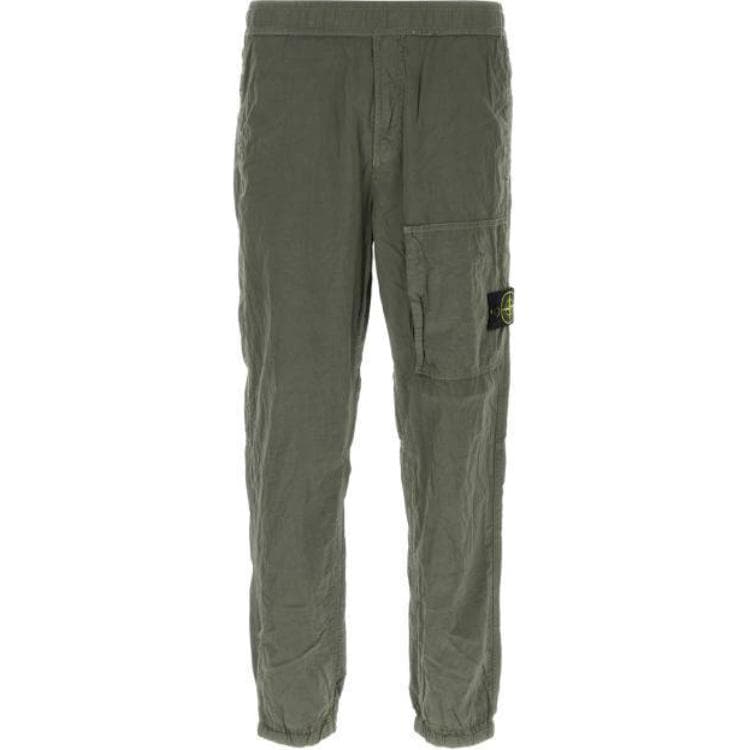 Штаны STONE ISLAND Повседневные брюки Мужские Зеленые - изображение 1