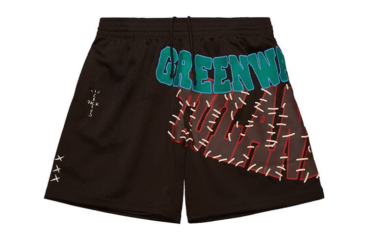 Тренировочные штаны Travis Scott x Mitchell Ness SS24 TULANE UNIVERSITY LOGO - изображение 1