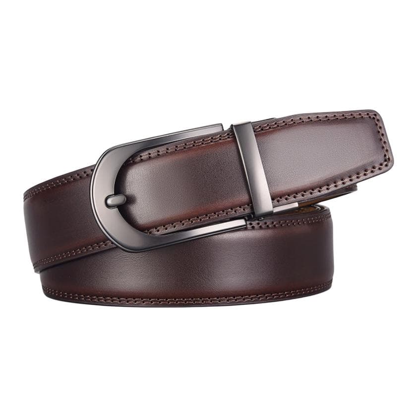Ремень JEANSWEST Ремни из спилок коровьей кожи Мужские 3,5 см - изображение 3