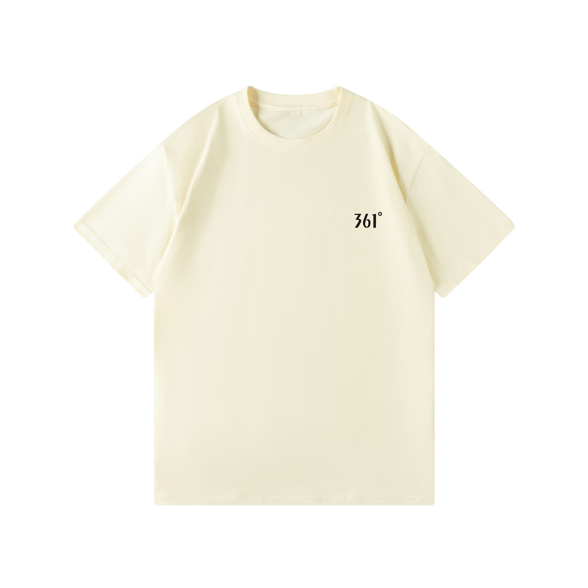 Футболка 361° T-Shirt Унисекс Песочно-коричневый Белый - изображение 1