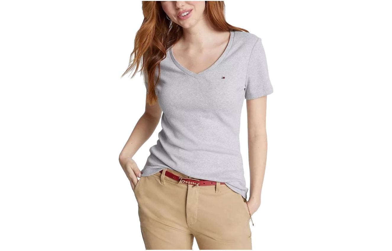 Футболка Tommy Hilfiger Favorite V-Neck T-Shirt VT - изображение 1