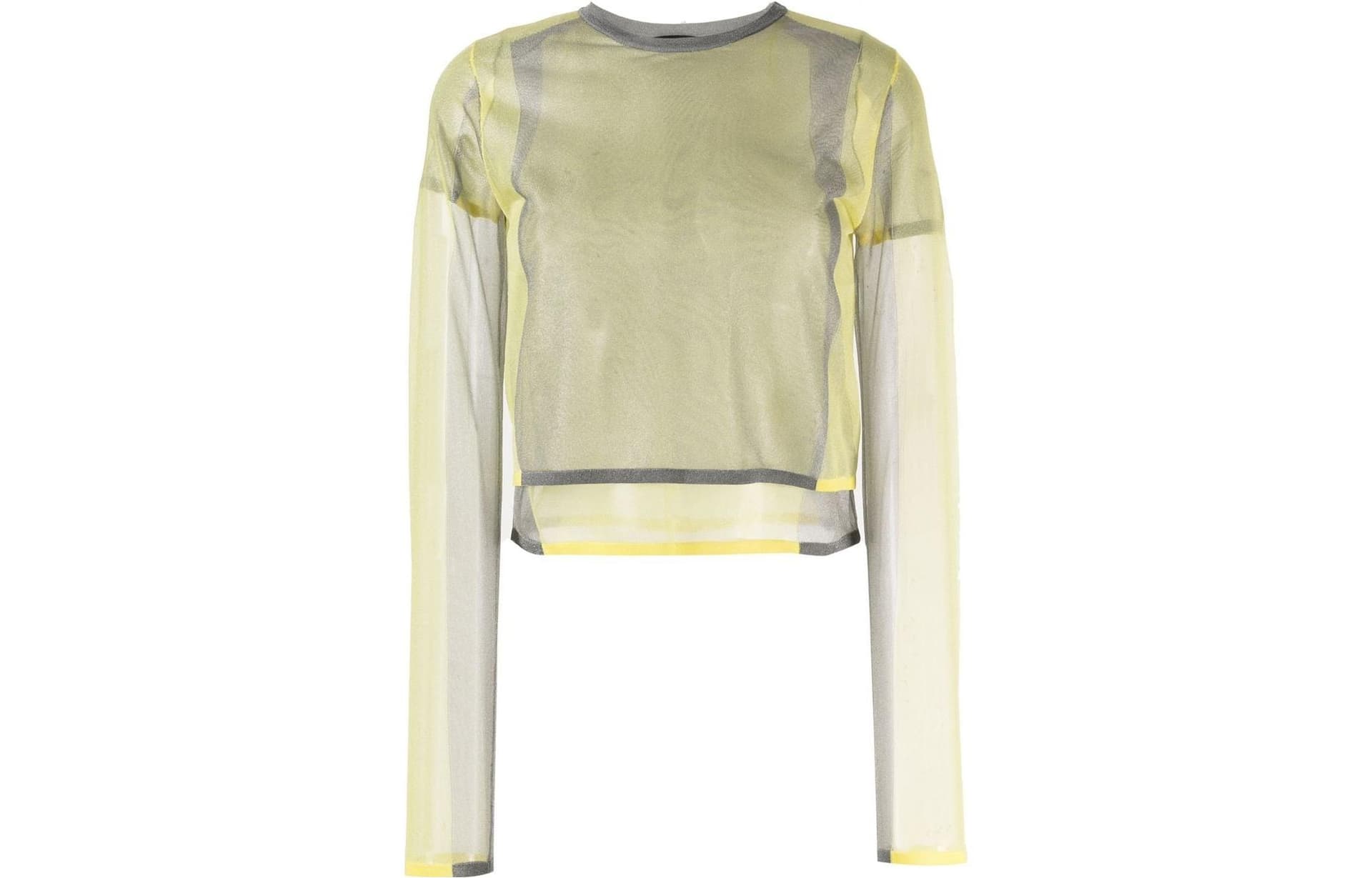 DIESEL Желтые Женские Короткие Топы - изображение 1