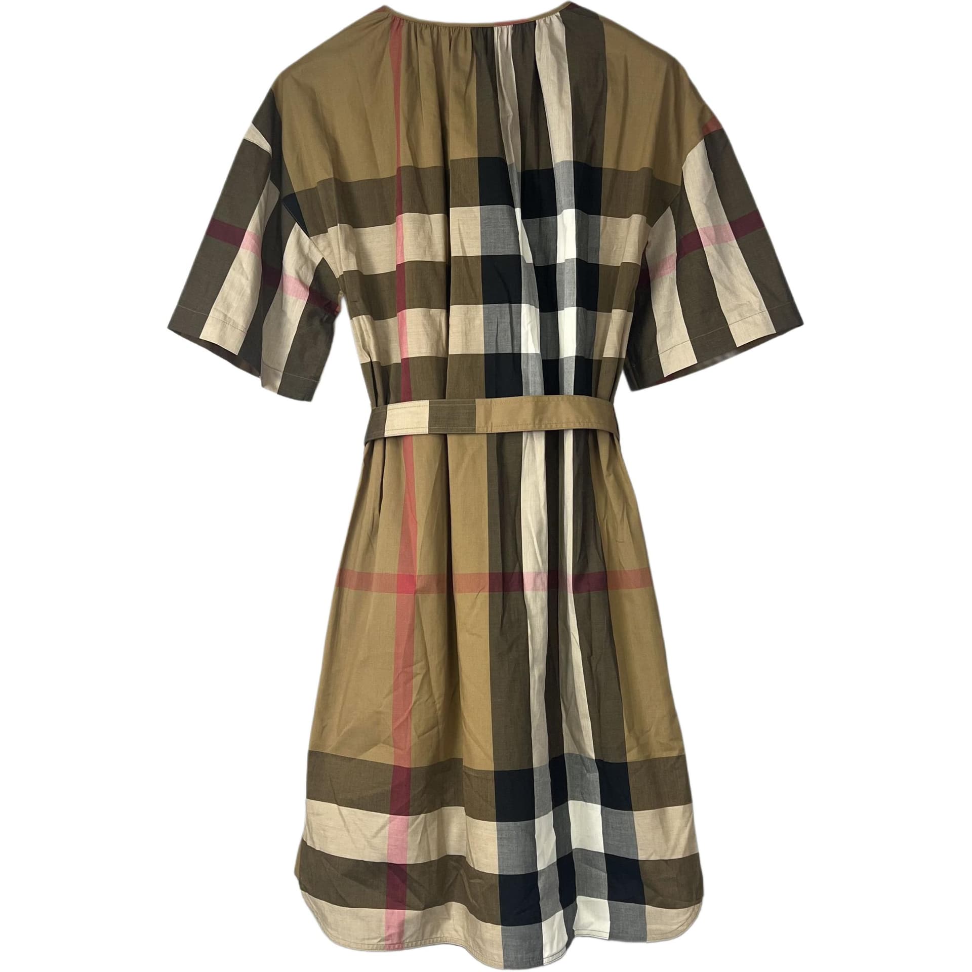 Платье Платье с короткими рукавами Burberry SS25 Женское Коричневое - изображение 5
