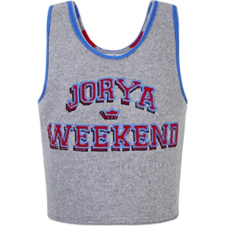 Майка JORYAweekend Топ без рукавов Женский Серый - изображение 1