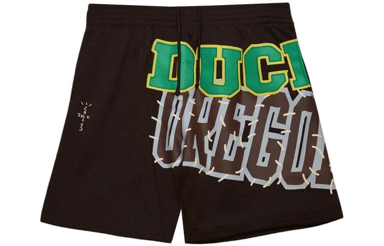Тренировочные штаны Travis Scott x Mitchell Ness SS24 UNIVERSITY OF OREGON LOGO - изображение 1