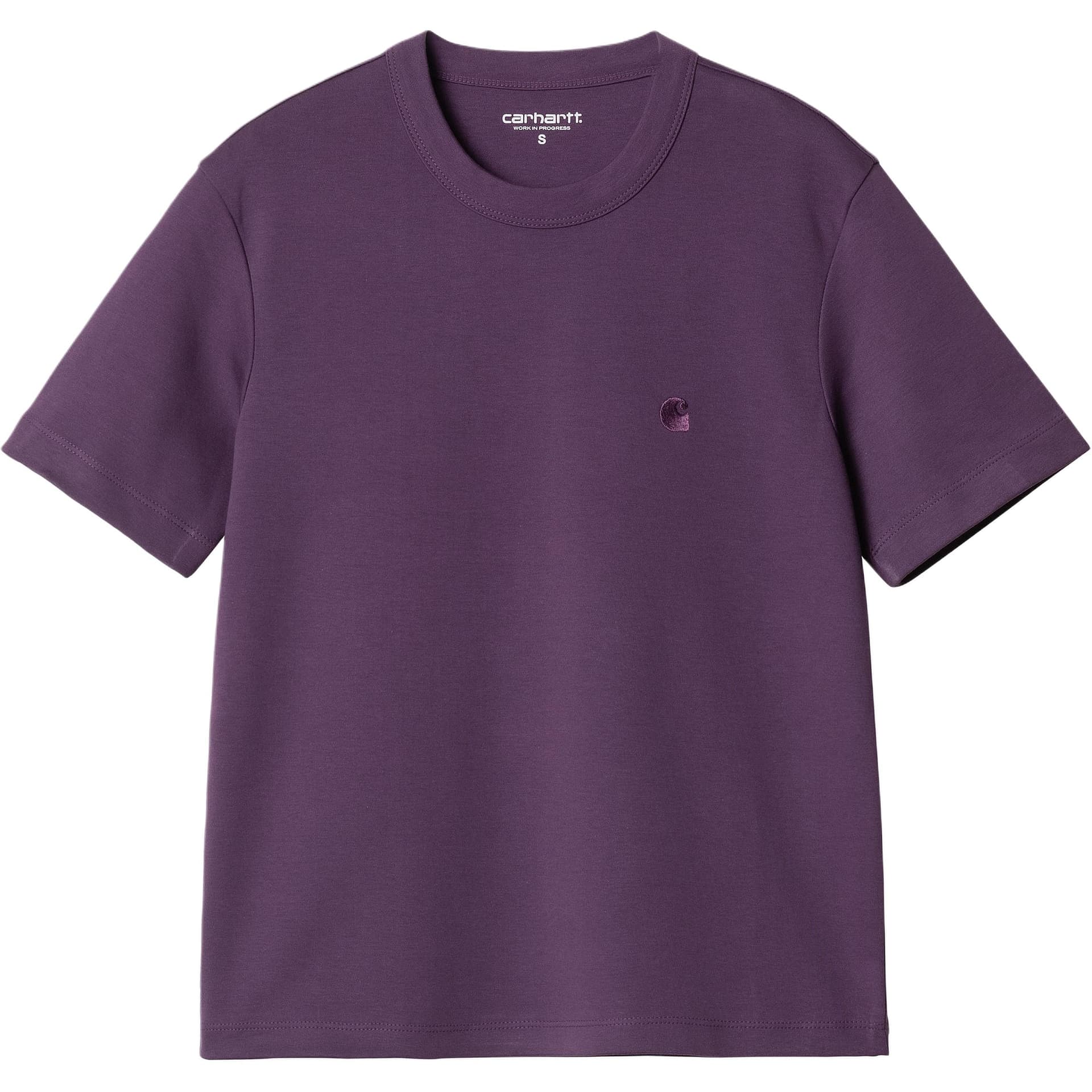 Футболка Carhartt WIP W' S S SS25 T Рубашка Женская Фиолетовая - изображение 1
