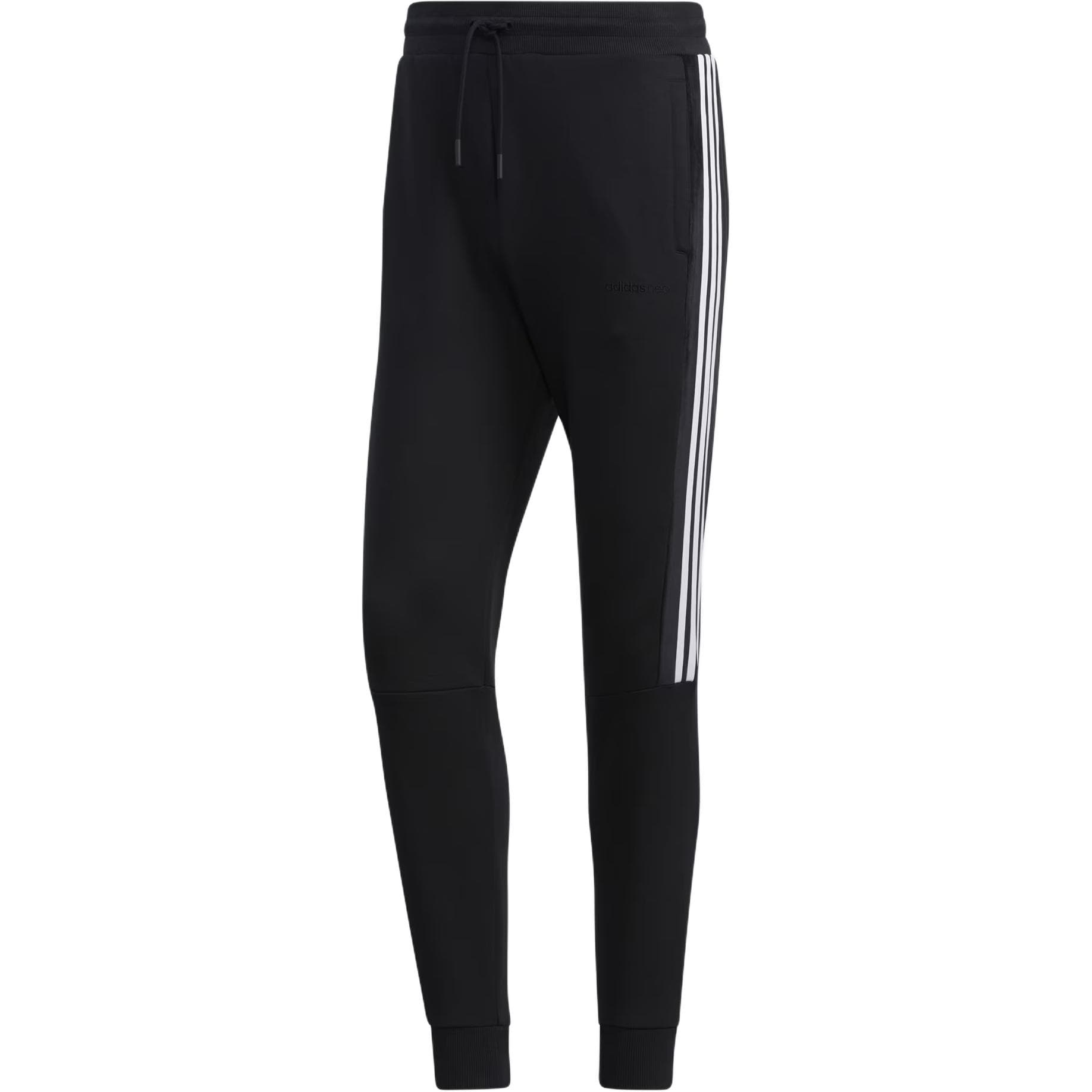 Спортивная одежда ADIDAS NEO CS Велюр TP Спортивные брюки Мужской Черный - изображение 1