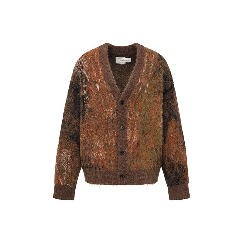 Кардиган Feng Chen Wang AW24 Свитер Женский Красный Коричневый - изображение 1