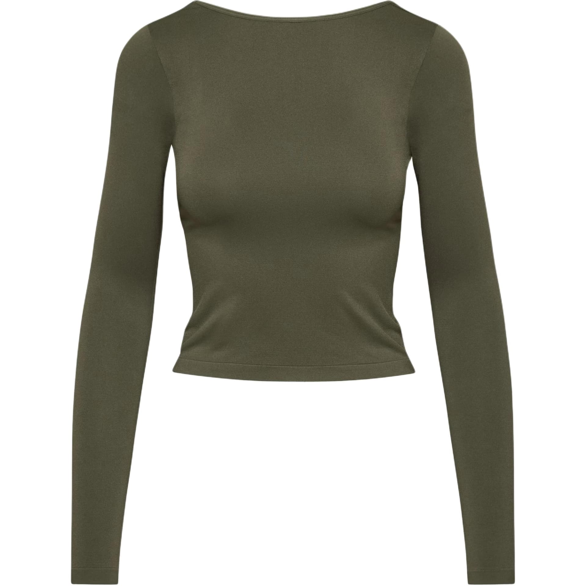 Футболка ARITZIA Стандартная рукавная рубашка T для женщин темно-оливковый темно-оливковый - изображение 1