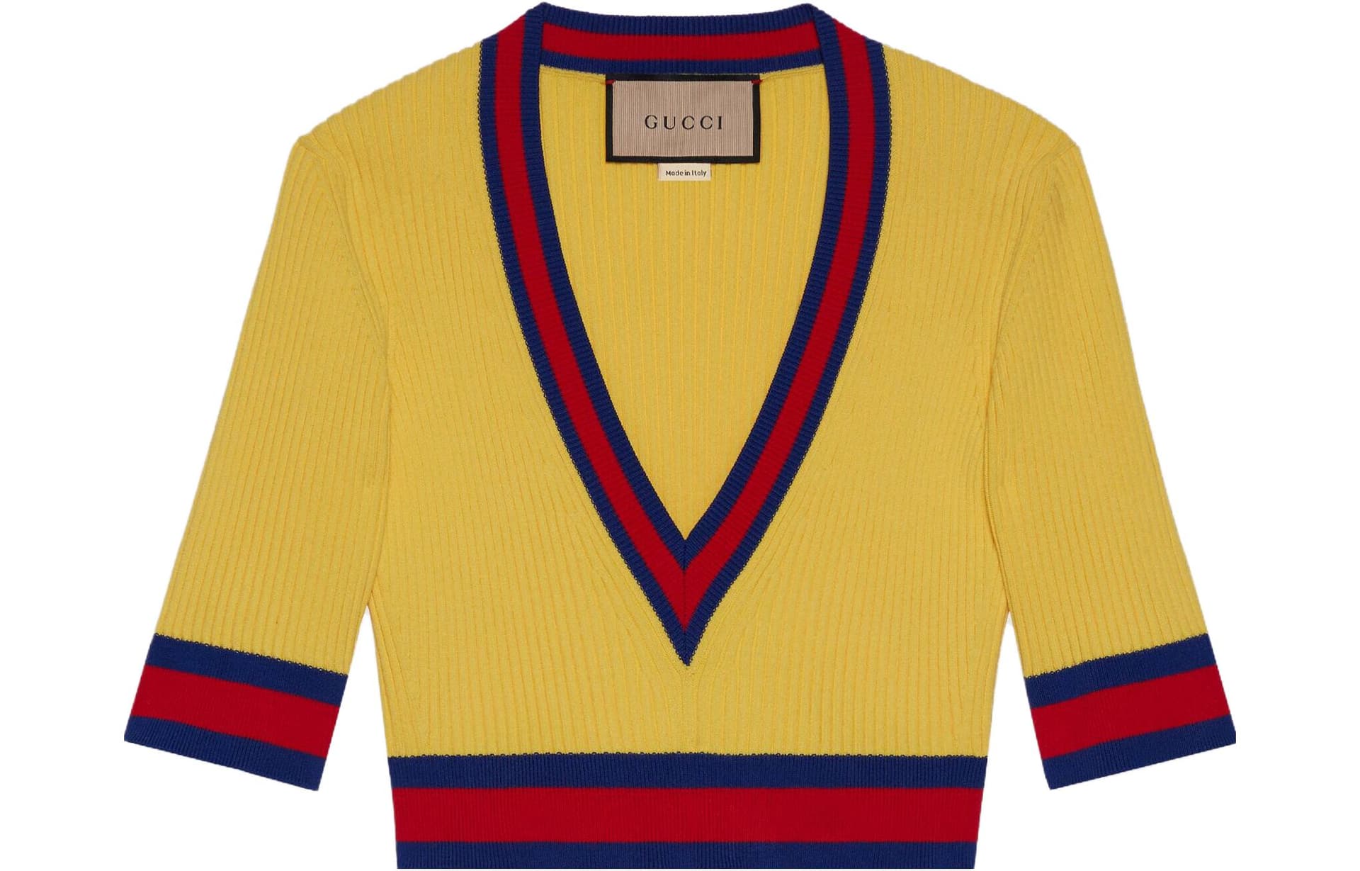 Кардиган GUCCI SS23 Свитер Женский Желтый - изображение 1