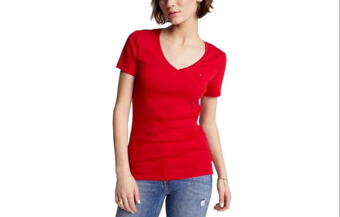 Футболка Tommy Hilfiger Favorite V-Neck T-Shirt VT - изображение 1