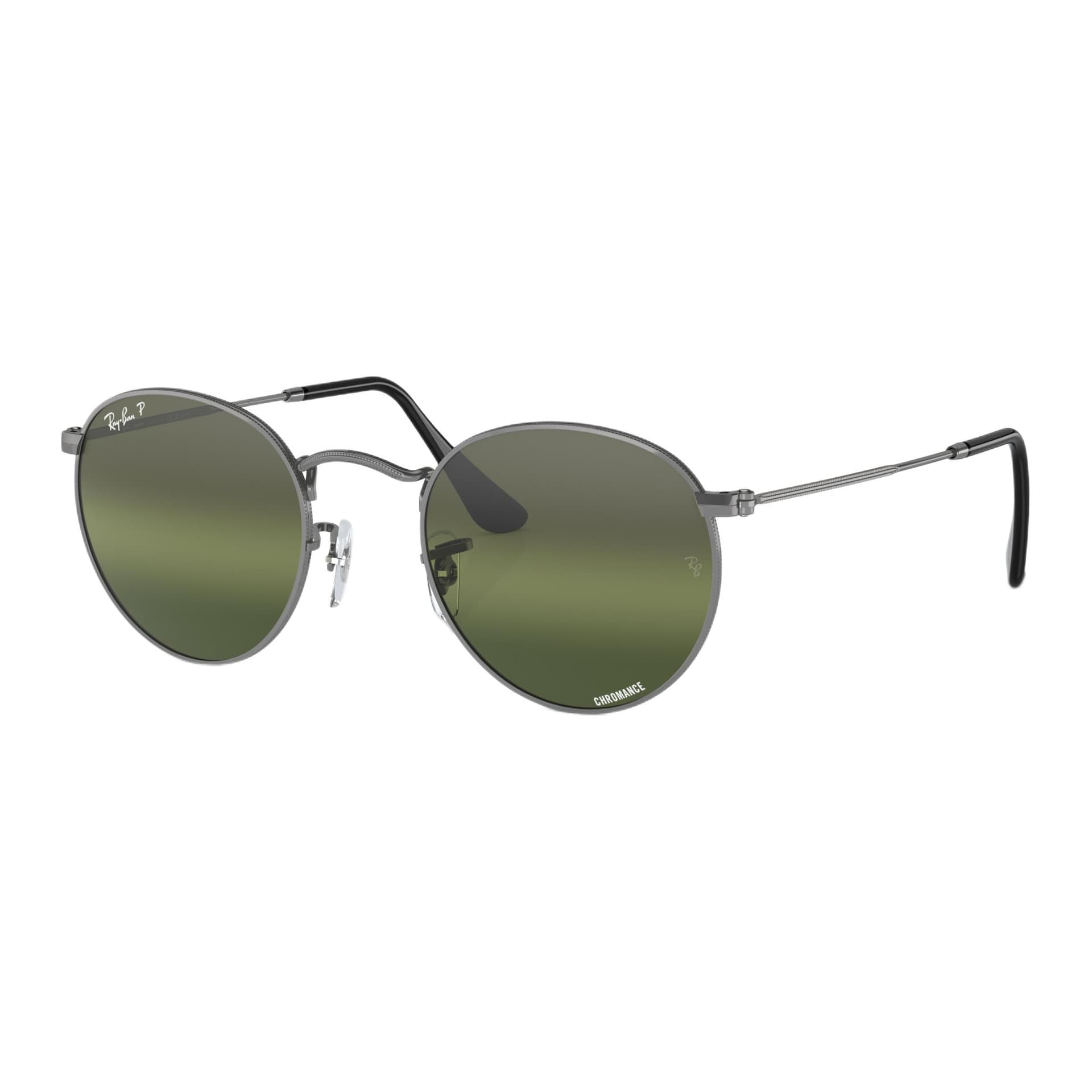 Солнцезащитные очки RayBan Металлические Круглые Солнцезащитные Очки Унисекс Серебряные - изображение 1