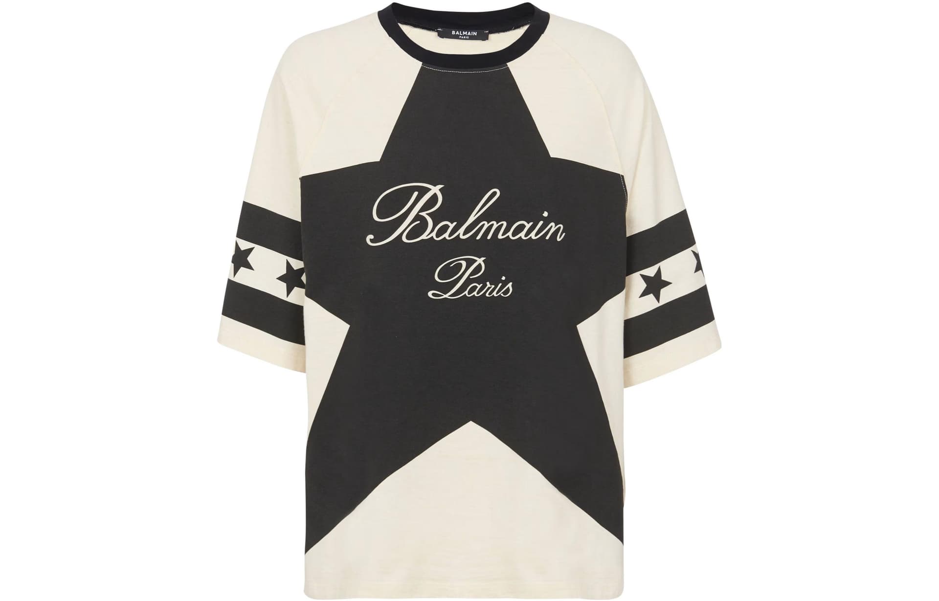 Футболка BALMAIN FW23 Signature Stars T-Shirt T