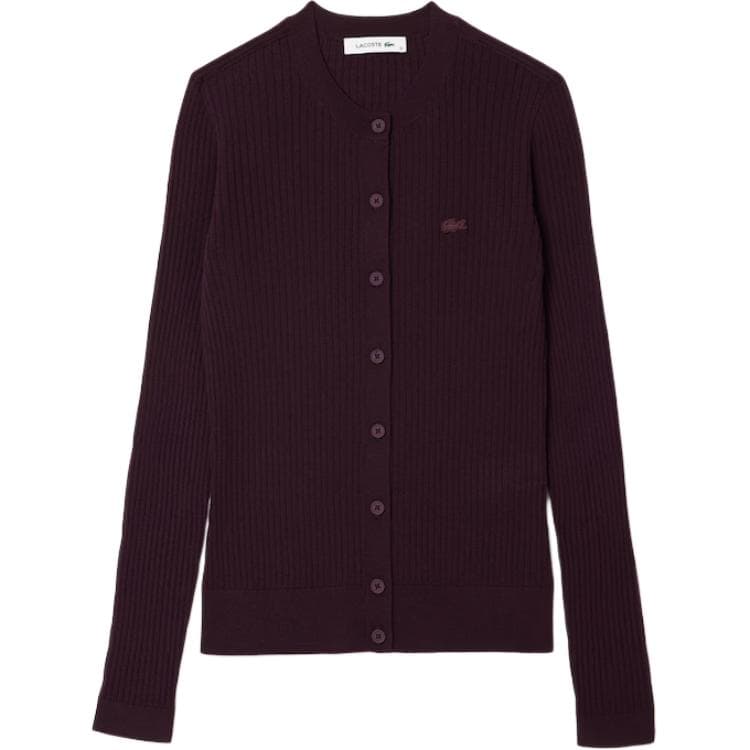 Кардиган LACOSTE Коричневый Женские Свитеры - изображение 1