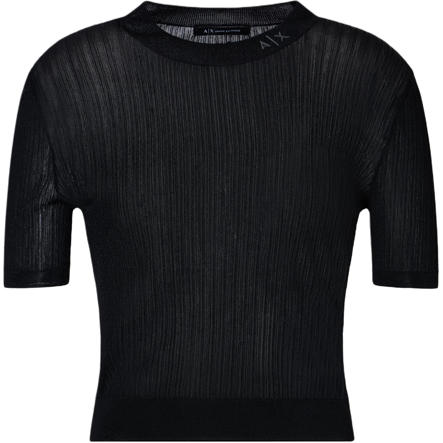 Футболка ARMANI EXCHANGEAE Стандартная (Обычная) Рубашка T Женская Черная - изображение 1