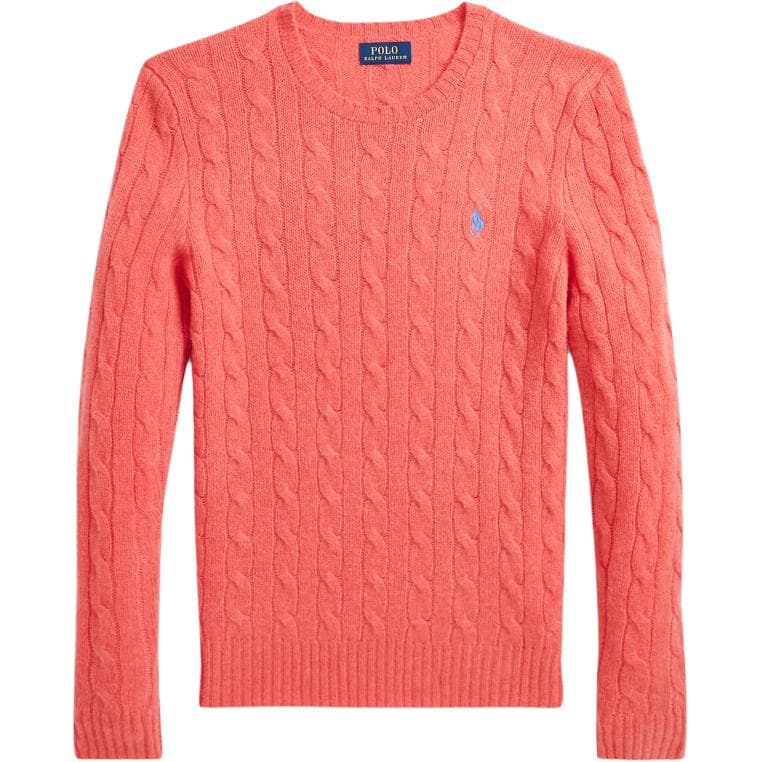 Кардиган Polo Ralph Lauren Свитер Облегающий Женский Розовый Красный - изображение 1