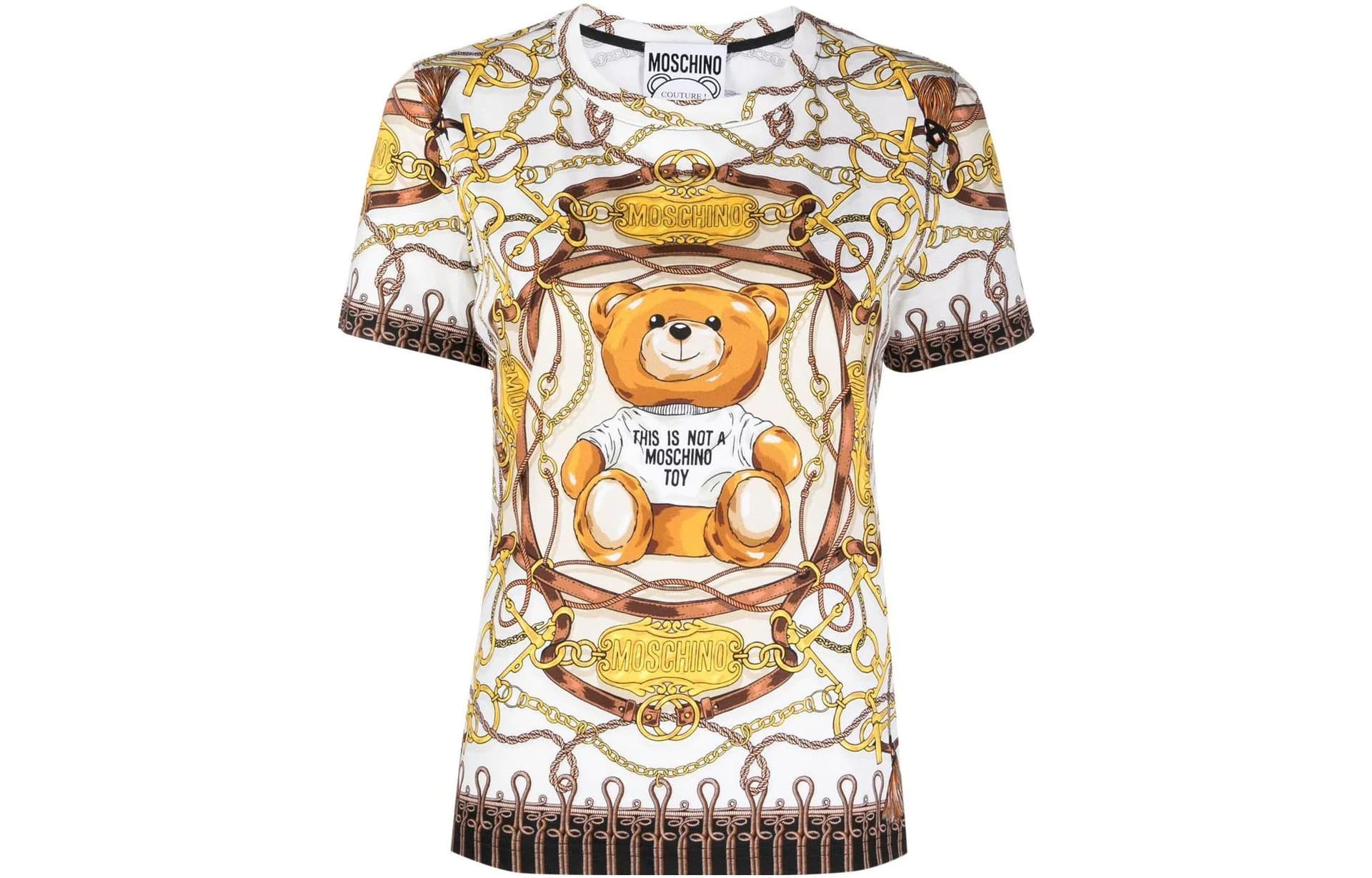 Футболка MOSCHINO FW22 Teddy Bear LogoT - изображение 1