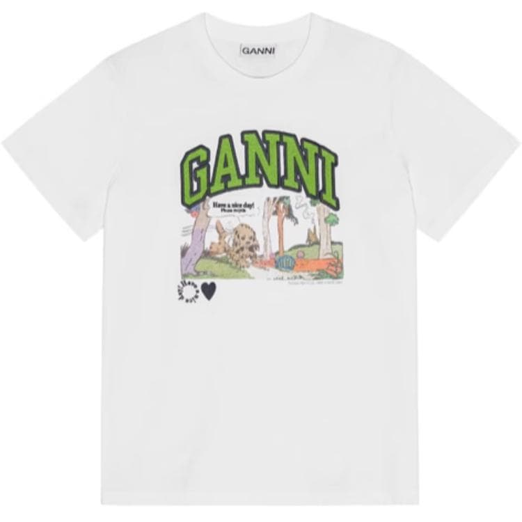 Футболка GANNI SS25 T