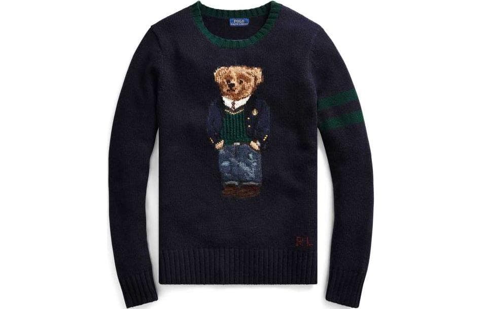 Кардиган Polo Ralph Lauren Polo Bear Свитер Стандартный размер Женские Морской синий - изображение 1