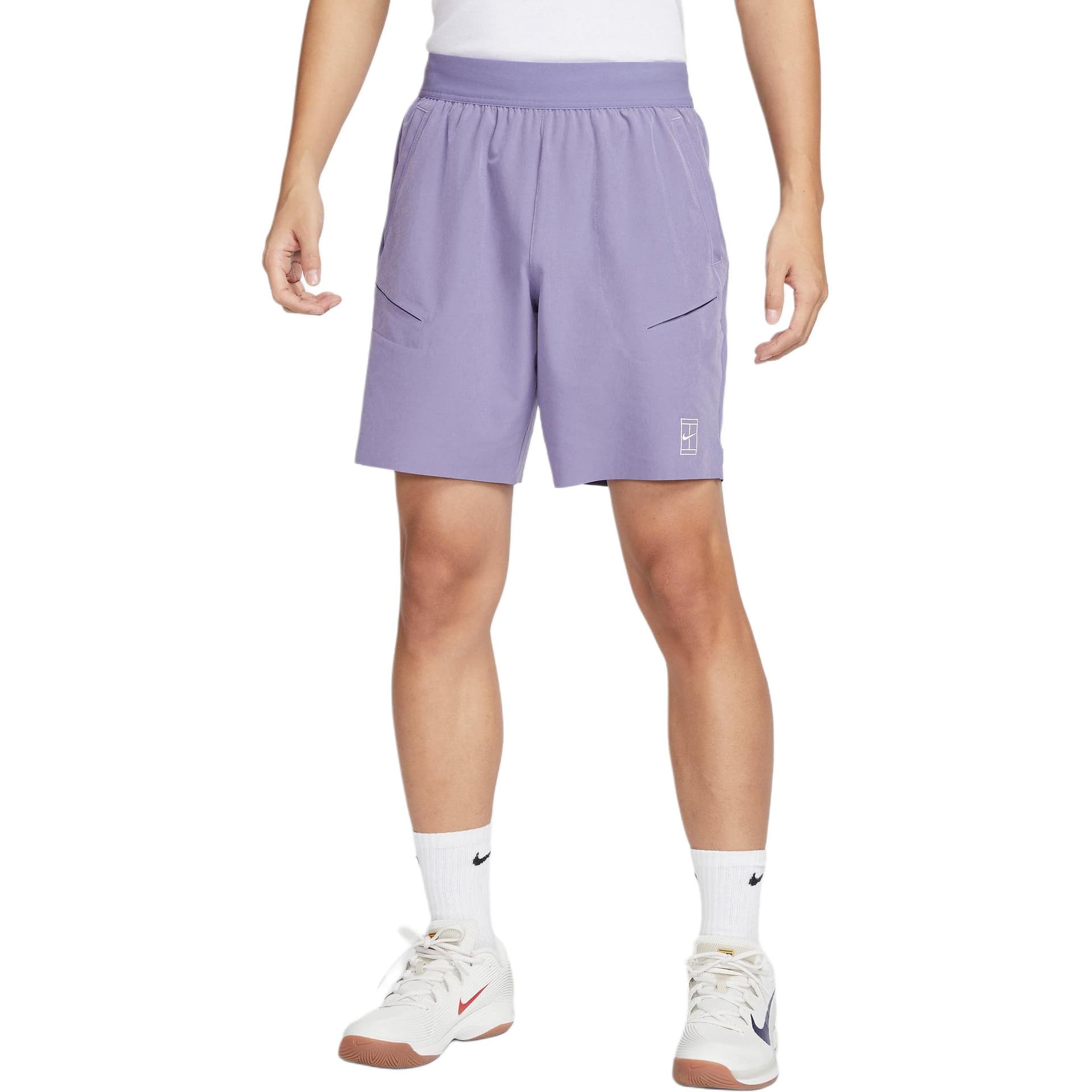 Тренировочные штаны Nike Court Advantage Dri-Fit Dark Purple/White - изображение 3