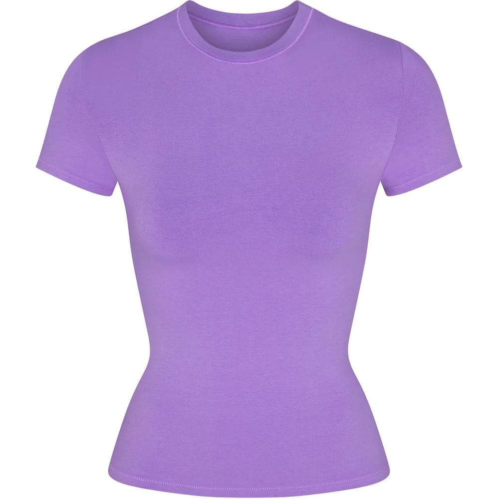 Футболка SKIMS COTTON JERSEY T-SHIRT T ULTRA VIOLET - изображение 1