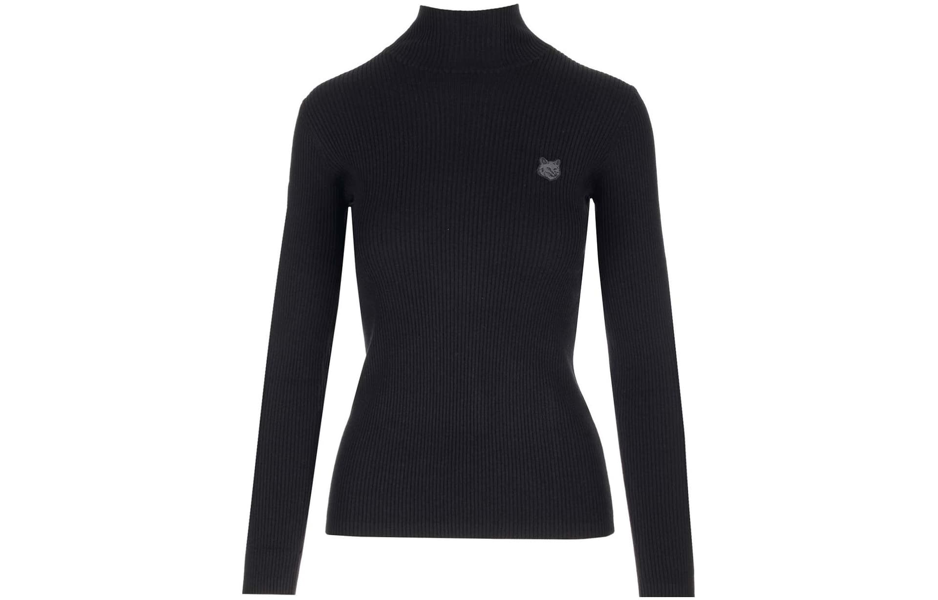 Кардиган Maison Kitsune Черные Женские Свитера - изображение 3