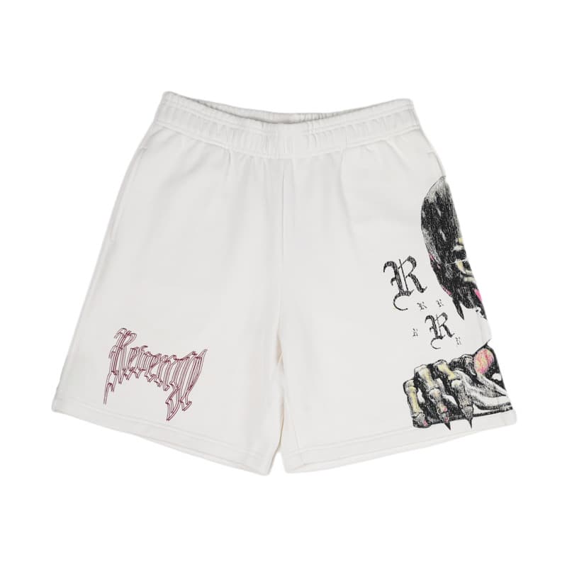 Шорты Revenge Skull Logo Shorts White - изображение 1