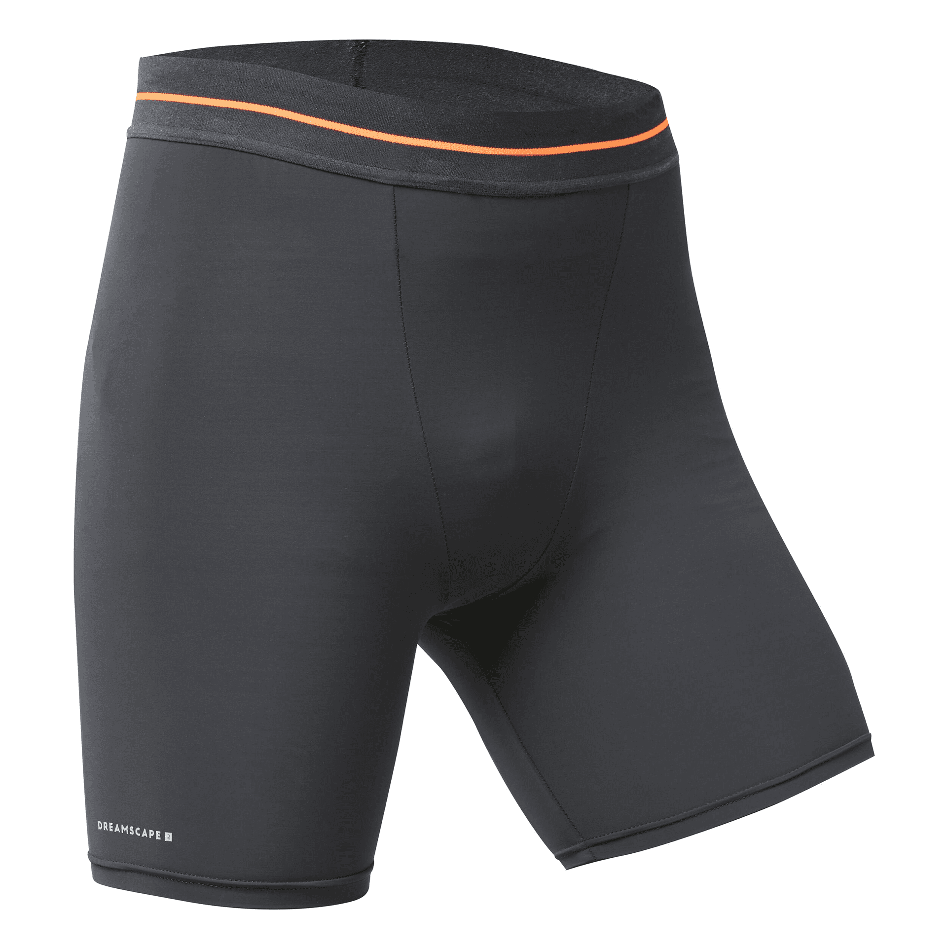 Тренировочные штаны DECATHLON Спортивные шорты унисекс черные - изображение 1