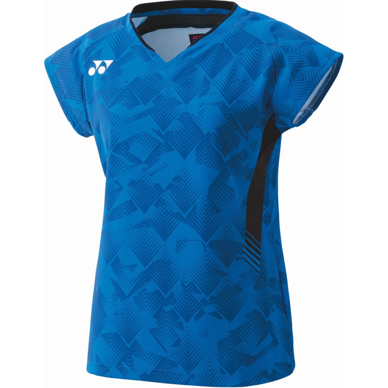 Футболка YONEX Logo V-Neck T-Shirt Blue - изображение 1