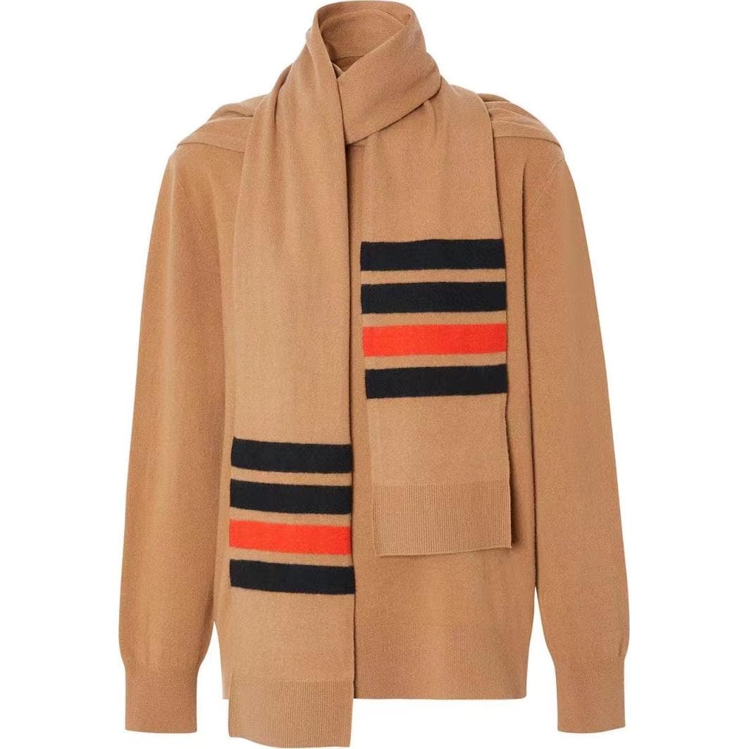 Кардиган Burberry FW23 Свитер Женский Коричневый - изображение 1