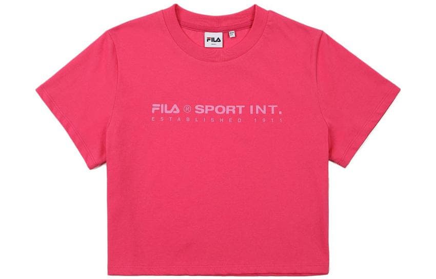 FILA Розовый Женские Короткие Топы - изображение 1
