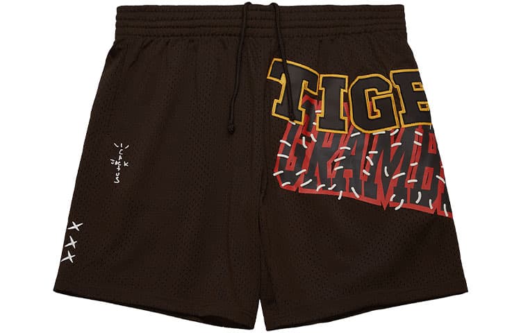 Тренировочные штаны Travis Scott x Mitchell Ness SS24 GRAMBLING STATE UNIVERSITY LOGO - изображение 1