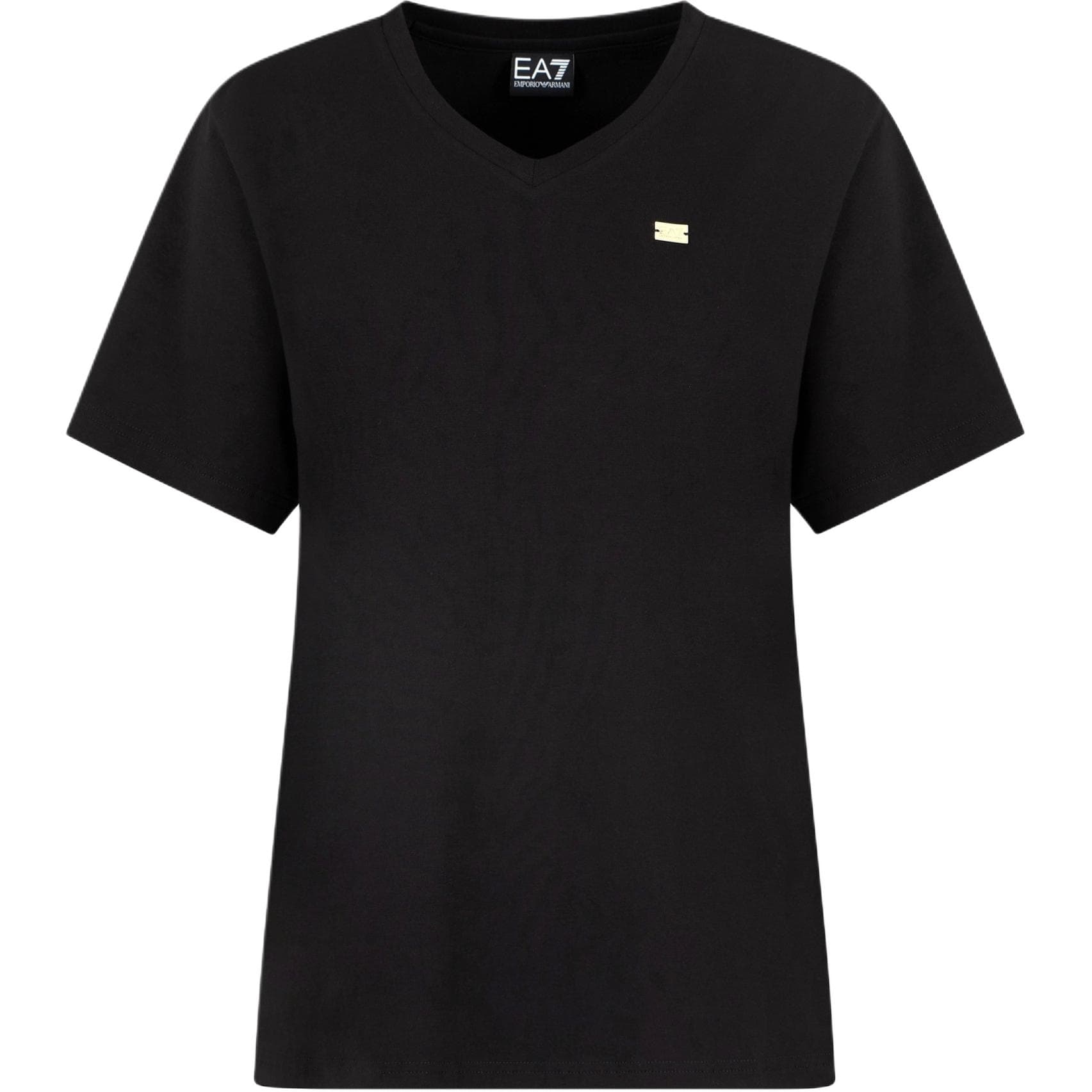 Футболка EMPORIO ARMANI EA7 T Рубашка Женская Черная - изображение 1