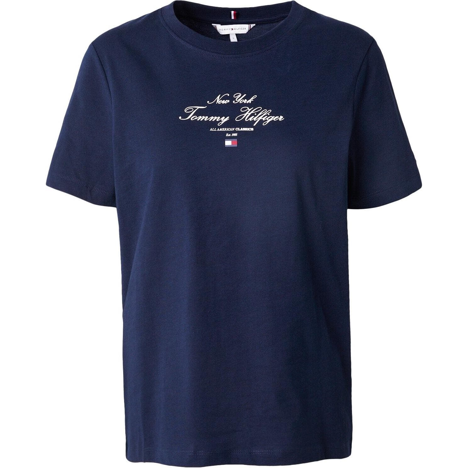 Футболка Tommy Hilfiger T-рубашка женская темно-синяя - изображение 1