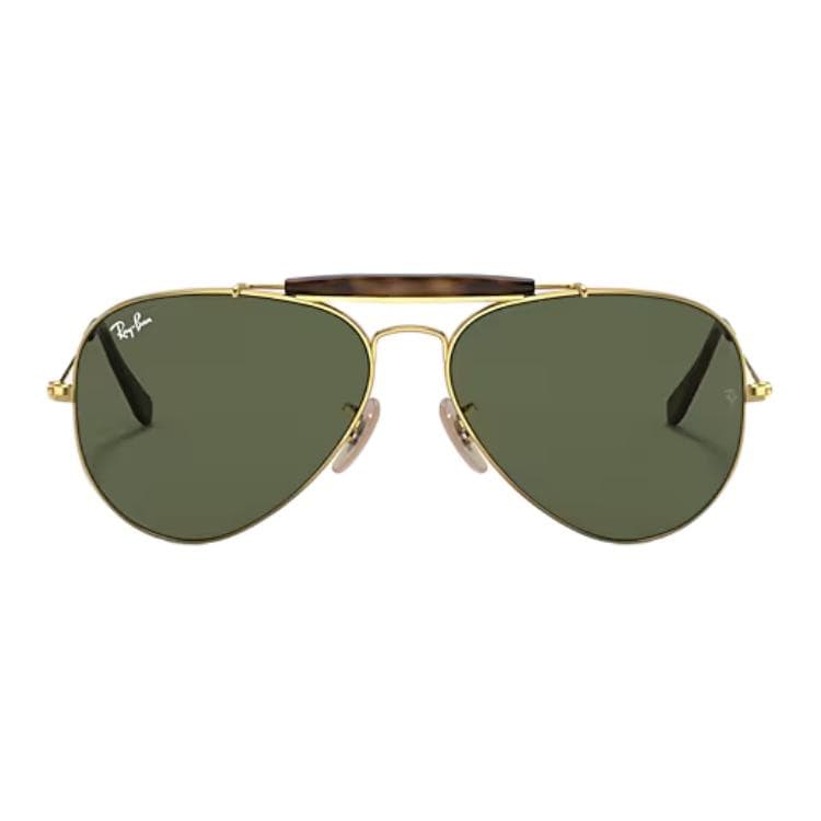 Солнцезащитные очки RayBan Металлические солнцезащитные очки Aviator унисекс золото - изображение 2