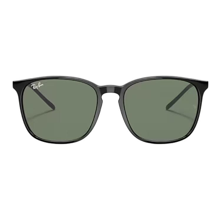 Солнцезащитные очки RayBan Ацетатные Квадратные Солнцезащитные Очки Унисекс Черные - изображение 2