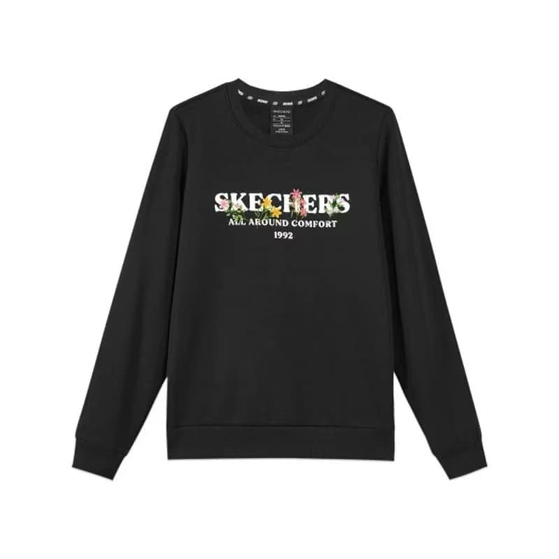 Худи Skechers Флисовая подкладка Трикотажная ткань Пуловер Американский Худи-стиль Платье-ханьфу Повседневный Спортивный - изображение 1