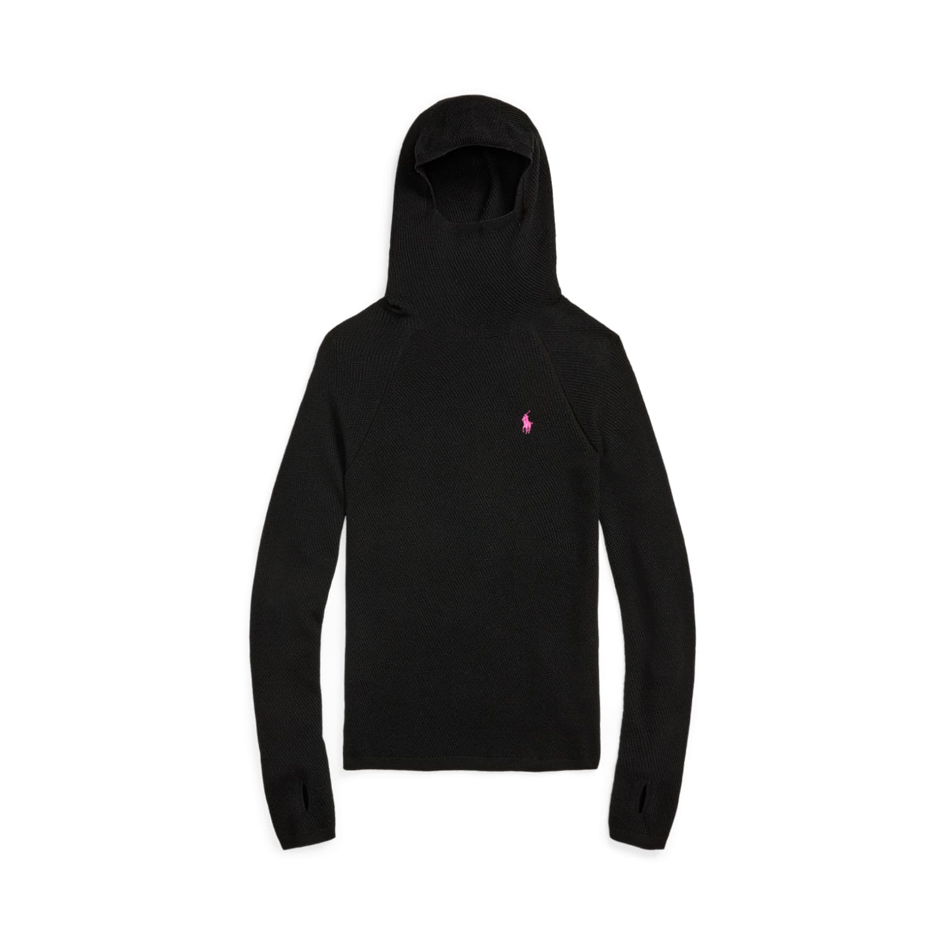 Кардиган Polo Ralph Lauren Pink Pony FW24 Свитер Умеренно Тонкий Прямой крой Женский Черный - изображение 1