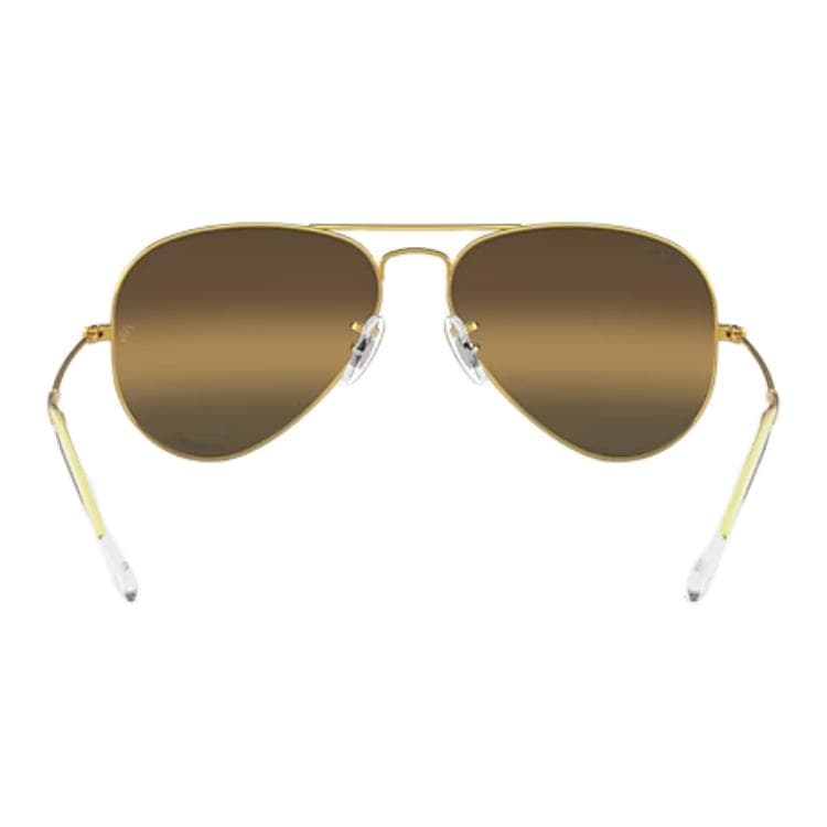 Солнцезащитные очки RayBan Металлические солнцезащитные очки Aviator унисекс золото - изображение 4
