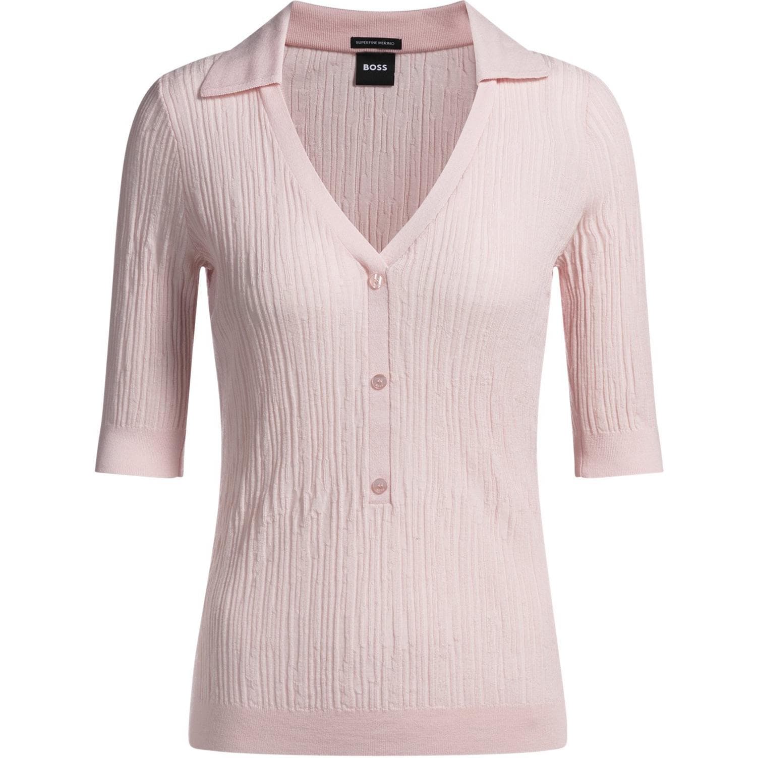 Кардиган HUGO BOSS Розовые Женские Свитеры - изображение 1