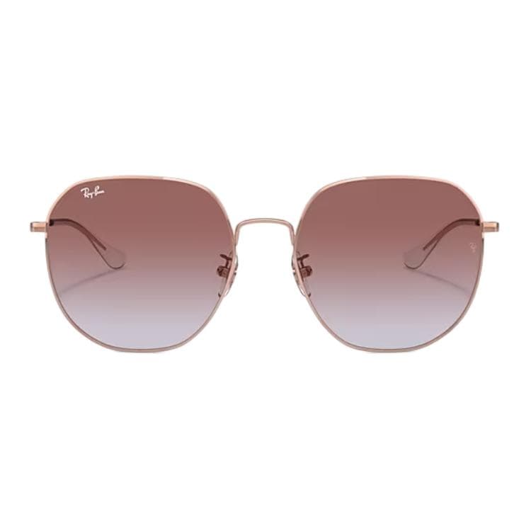 Солнцезащитные очки RayBan Логотип Металл Фигурный Солнцезащитные очки Унисекс Золото - изображение 2