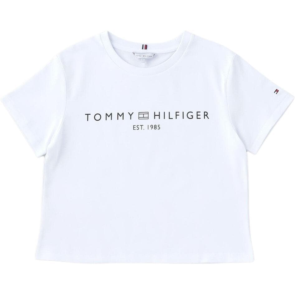 Футболка Tommy Hilfiger NEAT WHITE C-NK SS T - изображение 1