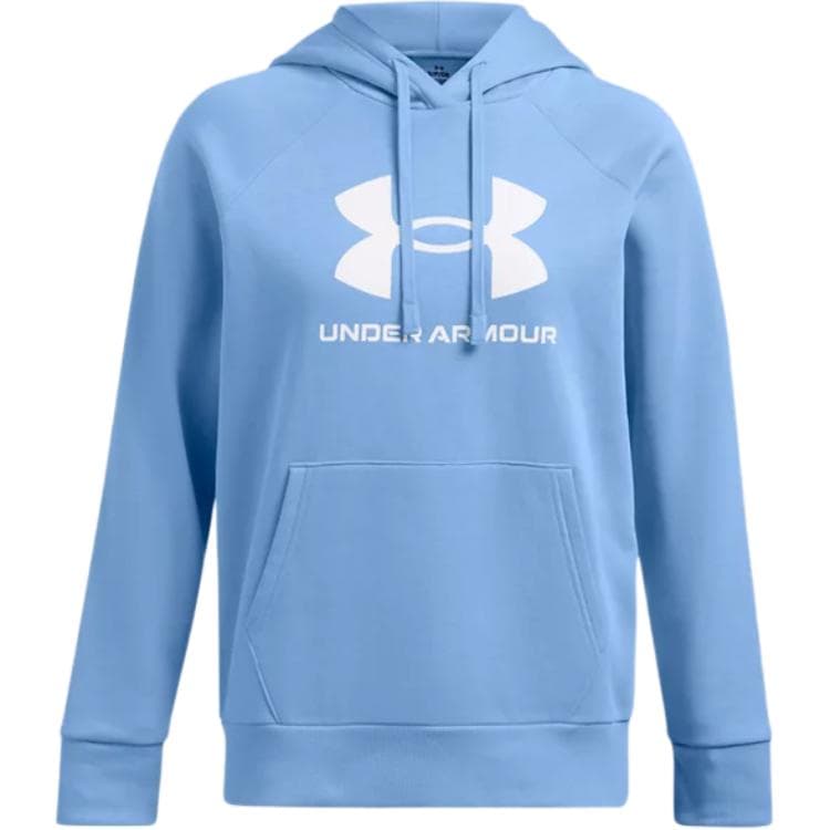 Худи Under Armour Rival FleeceBig Логотип UA Толстовка Платье-ханьфу в стиле худи Женские Horizon Blue - изображение 1